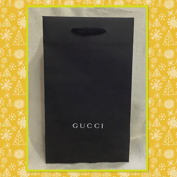 Gucci Accessories - Gucci black paper gift bag